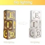 EID Decoration Boxes with 3pcs Warm Lights: Paper Boxes for Eid Festivals - Image 3